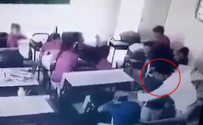 Caught On Video: Rajasthan Teacher Beats Student Mercilessly, He Fainted