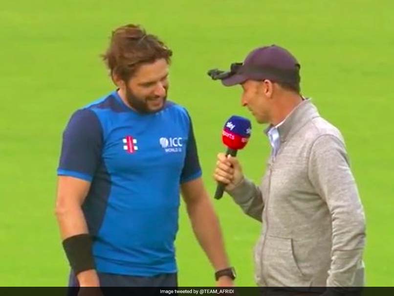 Watch: Shahid Afridi's Hilarious Answer To Nasser Hussain When Asked About Comeback