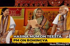 Bangladesh's Sheikh Hasina Holds Silence On Teesta, PM Modi On Rohingya Bangladesh's Sheikh Hasina Holds Silence On Teesta, PM Modi On Rohingya