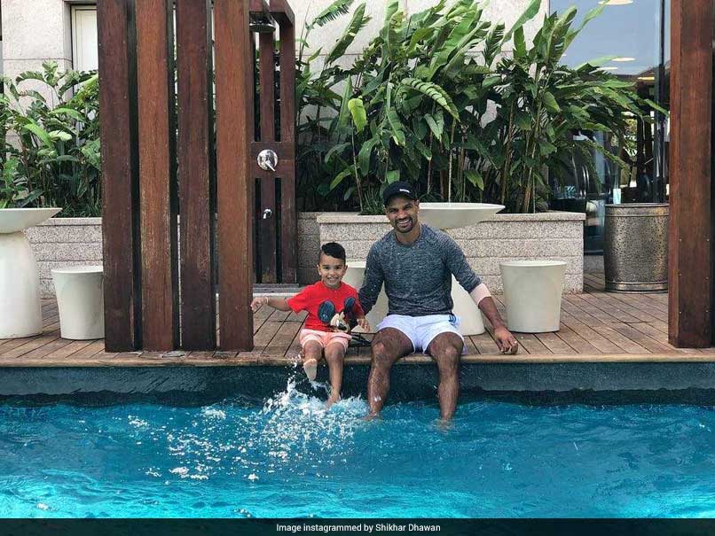 IPL 2018: Shikhar Dhawan, Son Zoravar Turn On Hulk Mode