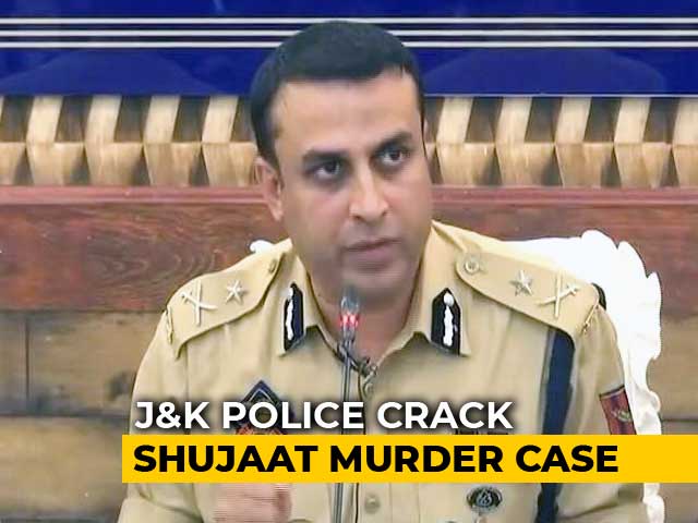 Shujaat Bukhari's Murder A Pak-Based Conspiracy, Say Police