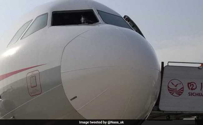 Sichuan Airlines Jet Makes Emergency Landing After Cockpit Windshield Breaks Off