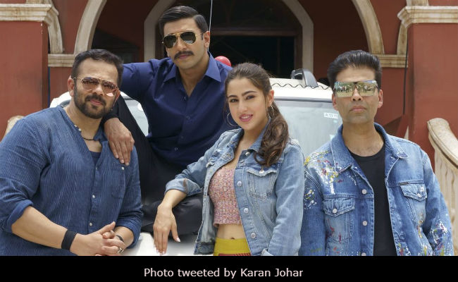 <I>Simmba</I>: Ranveer Singh, Sara Ali Khan Are All Set. Glimpses Of Day 1
