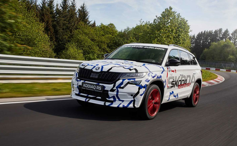 Skoda Kodiaq RS Sets New Record Time For A Seven-Seater SUV At Nurburgring
