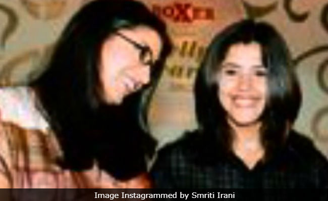 Smriti Irani And Ekta Kapoor Exchange ROFL Wine Comments Over Throwback Pic