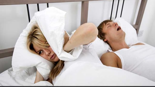 Snoring can often be result of sleep apnea