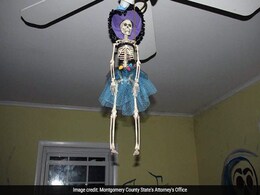 Graffiti On Wall, Skeleton On Ceiling: Inside Violent Gang's "Clubhouse" Graffiti On Wall, Skeleton On Ceiling: Inside Violent Gang's "Clubhouse"