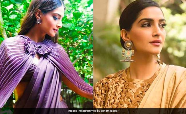 Sonam Kapoor's Rule-Breaking <i>Sarees</i> Are Anything But Conventional