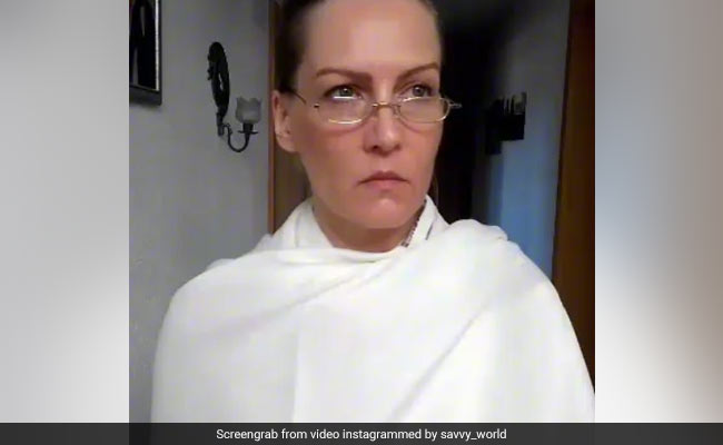 कांग्रेस नेता सोनिया गांधी का किरदार निभाएंगी ये एक्ट्रेस, भाषण वाला Video Viral