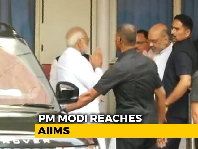 Atal Bihari Vajpayee Remains On Life Support, PM Modi Visits Him Again