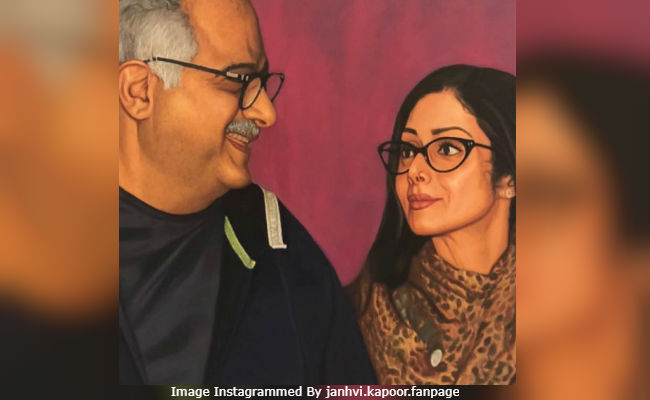 This Pic Of Sridevi With Boney Kapoor, Shared By Janhvi, Is Making Us Emotional Again