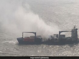 In Daring Op, Navy Stops Burning Ship From Drifting Towards Bangladesh In Daring Op, Navy Stops Burning Ship From Drifting Towards Bangladesh
