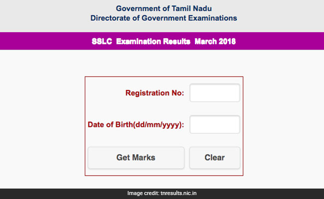 Tamil Nadu SSLC Result 2018 Available Online @ Tnresults.nic.in; Live Updates