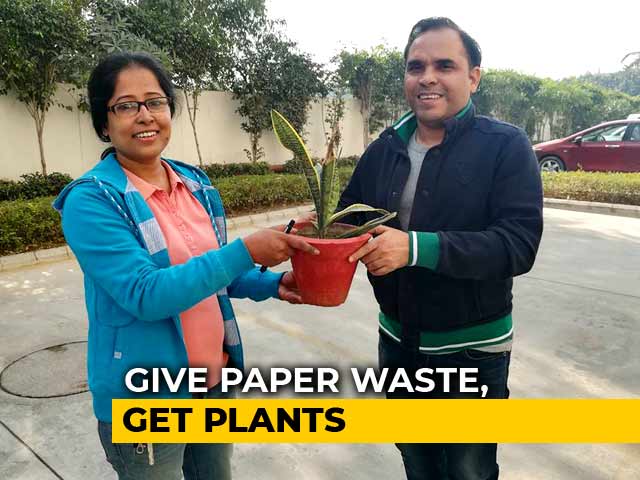 Give Paper Waste, Get Plants, Says Waste Warrior Sudha Singh From Noida