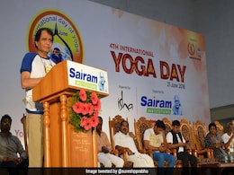 Suresh Prabhu Says Yoga Is "India's Gift To The World" Suresh Prabhu Says Yoga Is "India's Gift To The World"