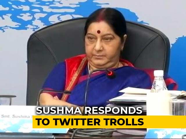 Another Day, Another Troll. Sushma Swaraj's Takedown