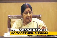 No Talks With Terror, Sushma Swaraj Denies Softening Of Stand With Pak No Talks With Terror, Sushma Swaraj Denies Softening Of Stand With Pak