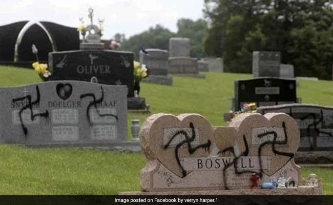 US Man Charged With Painting Swastikas On Cemetery Headstones