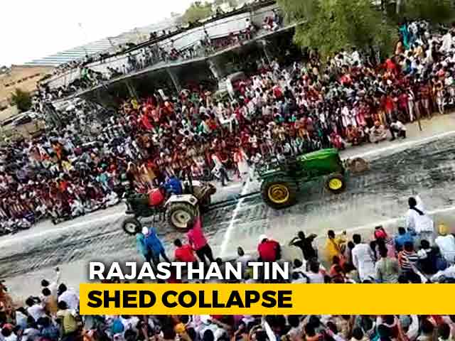 On Video, Roof Collapses After Hundreds Climb To Watch Race In Rajasthan