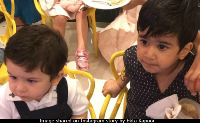Viral: Taimur And Laksshya's '<I>Veere Di</i> Pudding' Pic Will Make Your Day