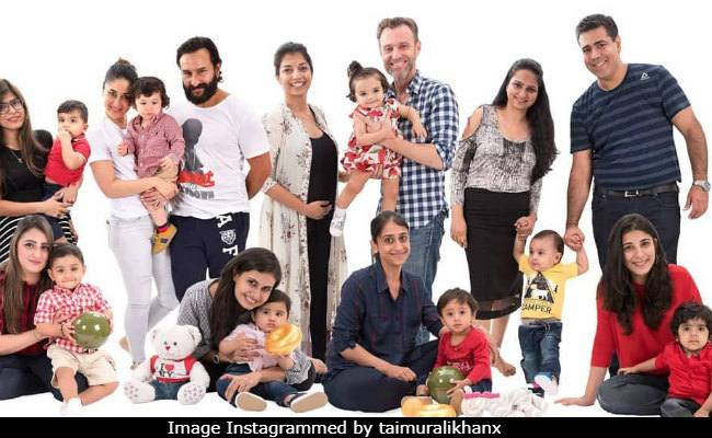 Kareena Kapoor, Saif Ali Khan Join Taimur In His Playschool Class Photo