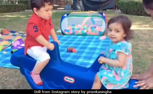 Taimur Ali Khan's Play Date With Rannvijay Singha's Daughter Kainaat Is Beyond Adorable