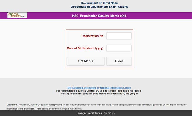 TN +2 HSC Result 2018 Declared, 91.1% Students Pass: Live Update