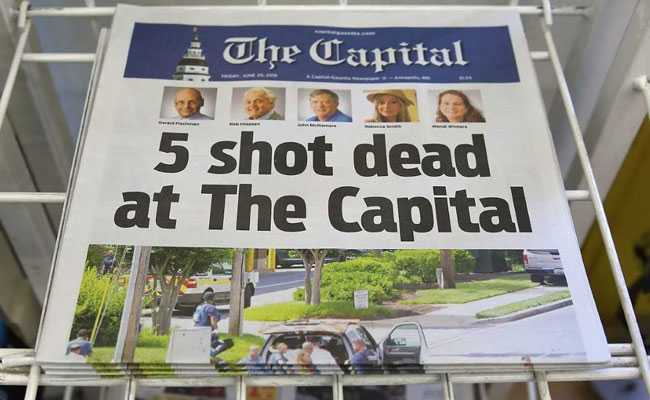 "Five Shot Dead At <i>The Capital</i>" : US Paper Covers Its Own Tragedy