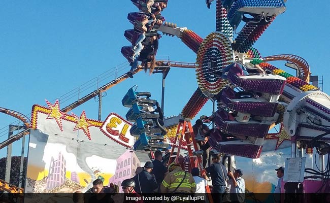 Gulp. Washington State Fair Ride Malfunction Leaves People Suspended Upside Down