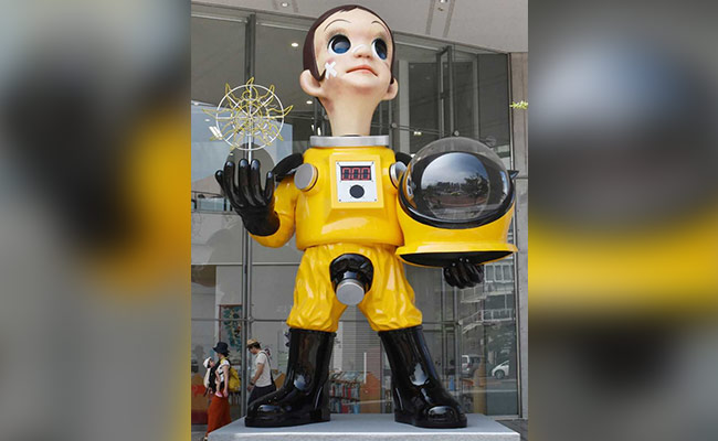 Statue Of Child In Nuclear Radiation Suit In Japan Sparks Online Furore