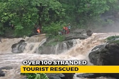 1 Dead, Over 100 Rescued From Waterfall Near Mumbai After Heavy Rain 1 Dead, Over 100 Rescued From Waterfall Near Mumbai After Heavy Rain
