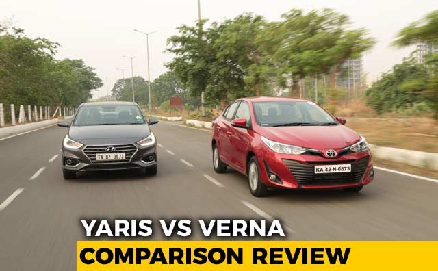 Toyota Yaris VS Hyundai Verna: Petrol Compact Sedan Comparison Review