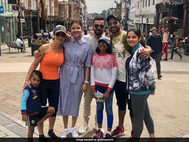 Virat Kohli, Anushka Sharma's English Rendezvous With Shikhar Dhawan And Family. Have A Dekko
