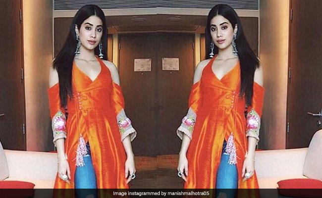 We'll Take Janhvi Kapoor's Vibrant Look Over Any Sunset