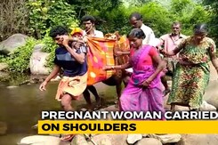 No Ambulance, Family Carries Kerala Pregnant Woman For 7 km In Bedsheet No Ambulance, Family Carries Kerala Pregnant Woman For 7 km In Bedsheet