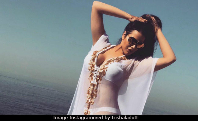 Trishala Dutt Trends After Maanyata Leaves Comment On Her Bikini Post