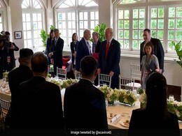 For Trump-Kim Lunch, Prawn Cocktail, Octopus, Haagen-Dazs Ice-cream For Trump-Kim Lunch, Prawn Cocktail, Octopus, Haagen-Dazs Ice-cream