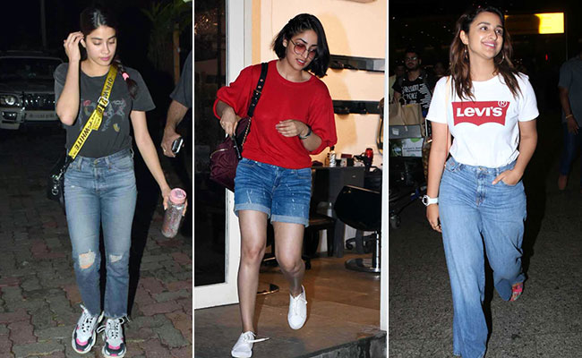 Here's How Janhvi Kapoor, Yami Gautam And Parineeti Chopra Redefined The Jeans-Tee Look
