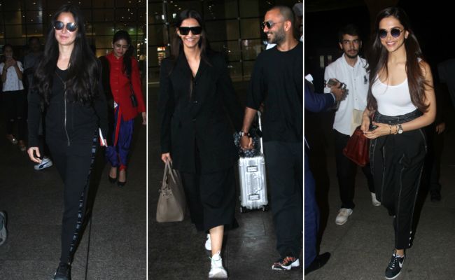 Katrina Kaif To Sonam Kapoor, Black Rules This Month's Celebrity Airport Style