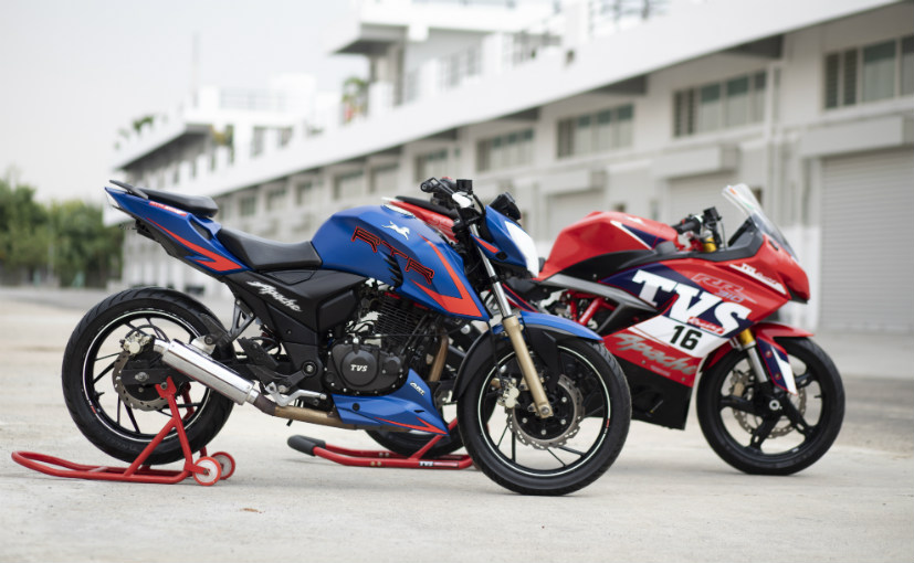 Race Spec TVS Apache RR 310 And RTR 200 4V To Debut Soon
