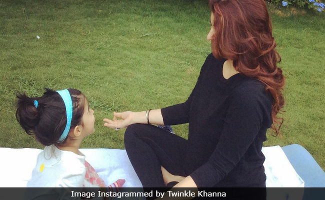 International Yoga Day: Twinkle Khanna Shares Throwback Pic With Nitara With One Helluva Caption
