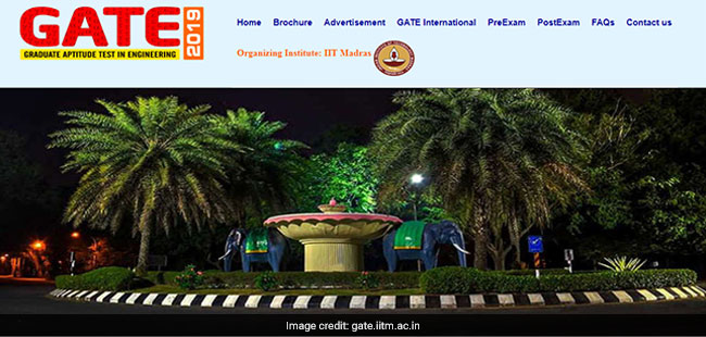 IIT Madras Announces GATE 2019 Exam Date; Registration In September