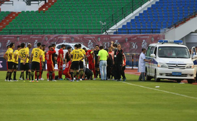 Footballer Lay Unconscious As Medics Struggled With Jammed Ambulance Door