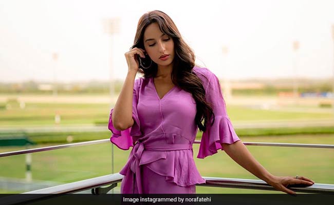 <I>Bharat</I> Actress Nora Fatehi Says She Is 'Lucky To Be Working With Salman Khan'