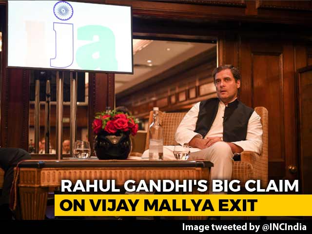 Vijay Mallya Met BJP Leaders Before Leaving India, Says Rahul Gandhi
