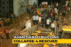1 Body Recovered, 4 Rescued After Buildings In Ahmedabad Collapse 1 Body Recovered, 4 Rescued After Buildings In Ahmedabad Collapse