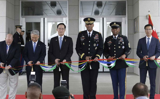 US Opens New Military Headquarters In South Korea's Pyeongtaek