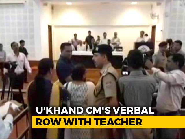 "Arrest Her", Uttarakhand Chief Minister Snaps After Row With Teacher