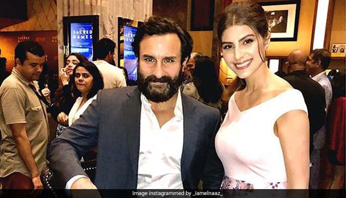 <I>Sacred Games</I> Actress Elnaaz Norouzi's Fan Moment (Of Sorts) With Saif Ali Khan