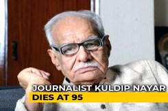 Veteran Journalist Kuldip Nayar Dies At 95 Veteran Journalist Kuldip Nayar Dies At 95